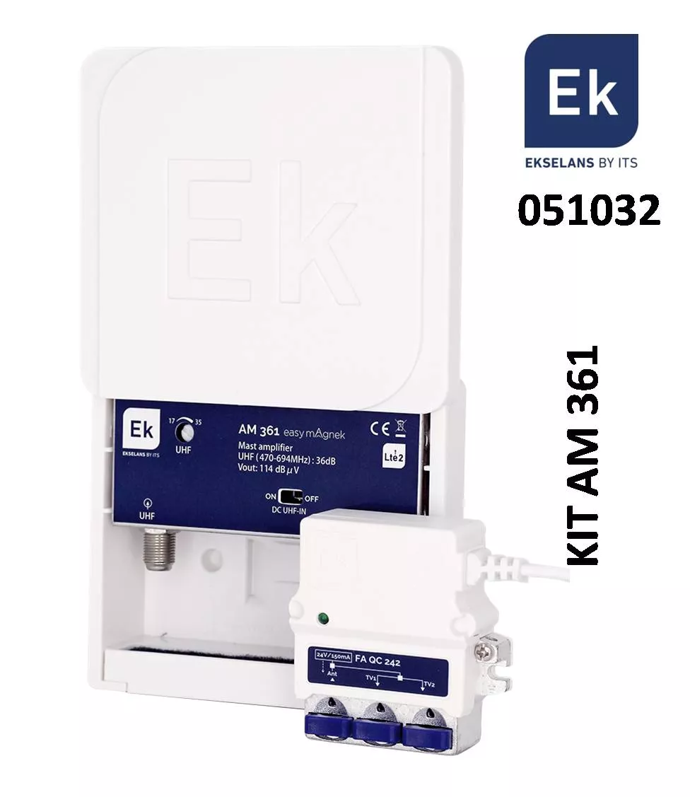 KIT Amplificador y Fuente EK KIT AM 361 EASY MAGNEK