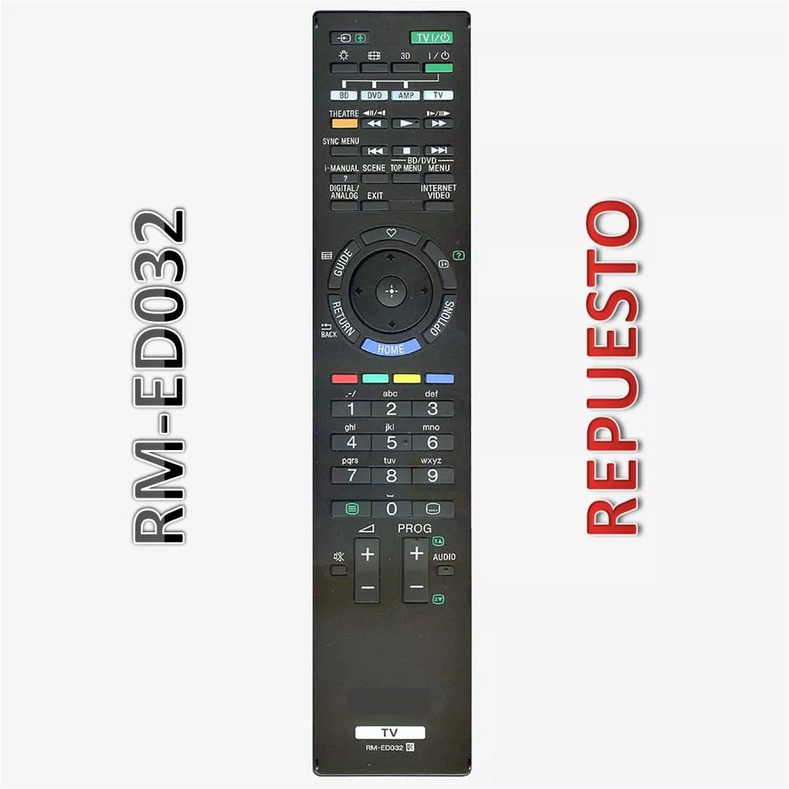 Mando Repuesto Sony RM-ED032