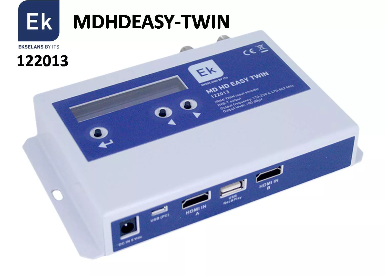 Modulador Digital EK MDHD-EASY-TWIN 122013