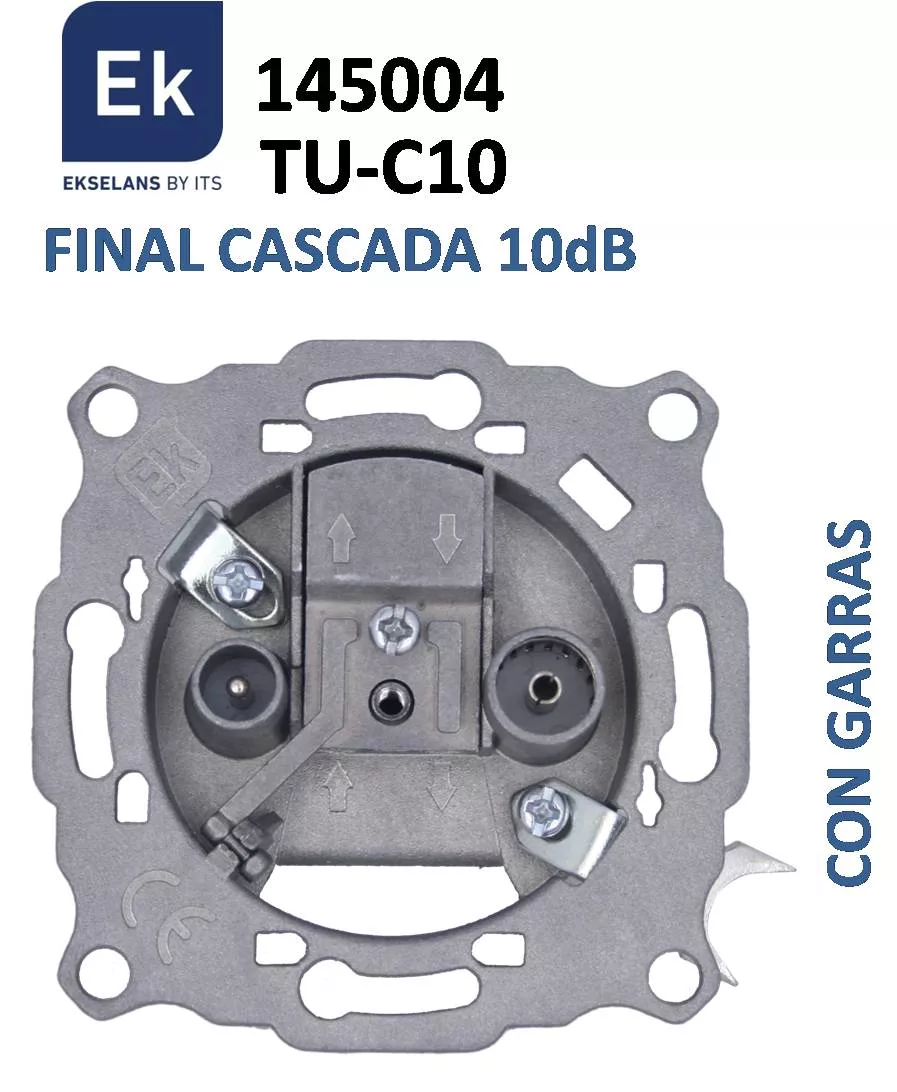 Toma TV Final Cascada 10dB EK TUC10 145004