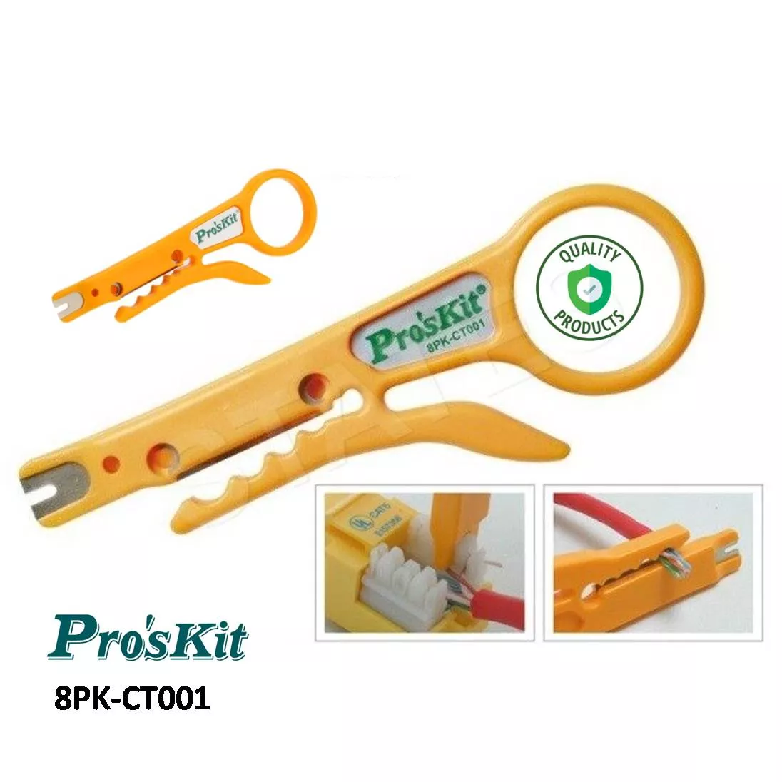 Pelacables e insertador de cables UPT/STP PROSKIT 8PK-CT001