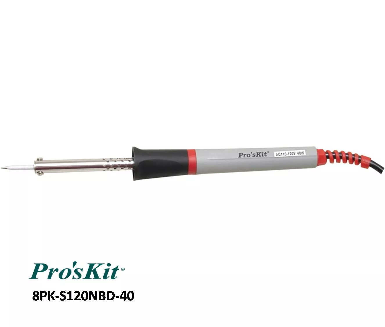 Soldador tipo l&aacute;piz 220V/40W PROSKIT 8PK-S120NBD-40