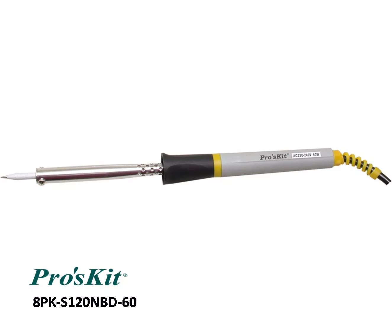 Soldador tipo l&aacute;piz 220V/60W PROSKIT 8PK-S120NBD-60