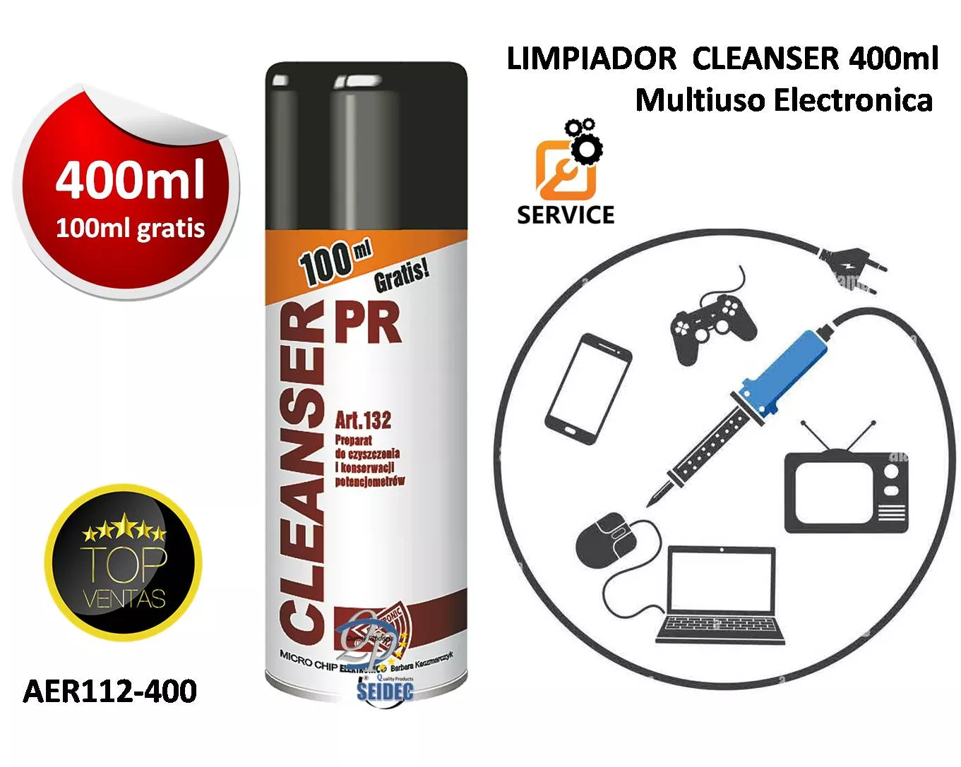 Aerosol Limpiador Cleanser 400ml