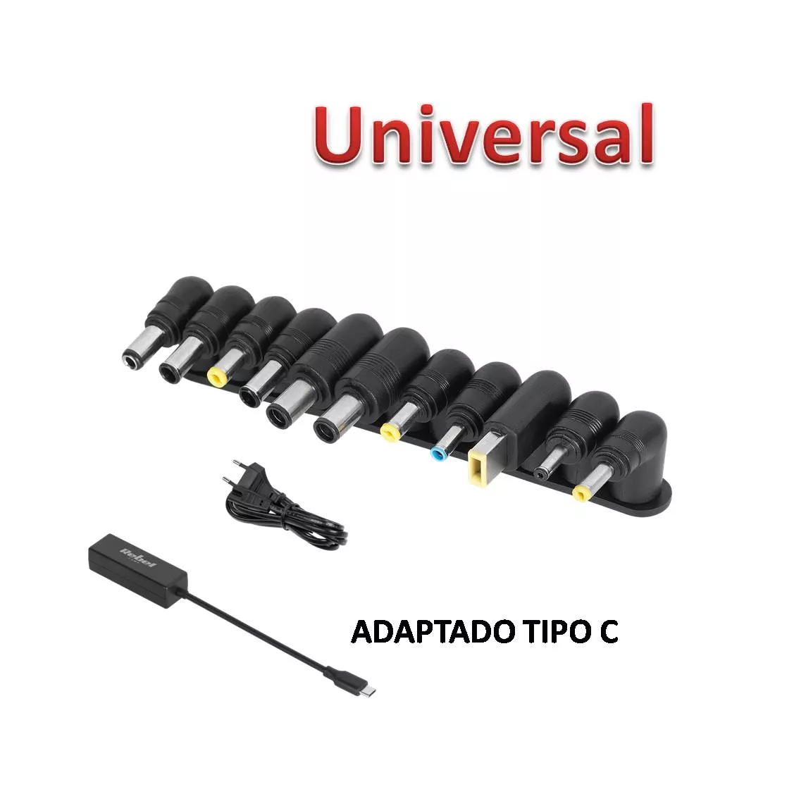 Alimentador Universal PC Automatico 90W Con Adap Tipo C