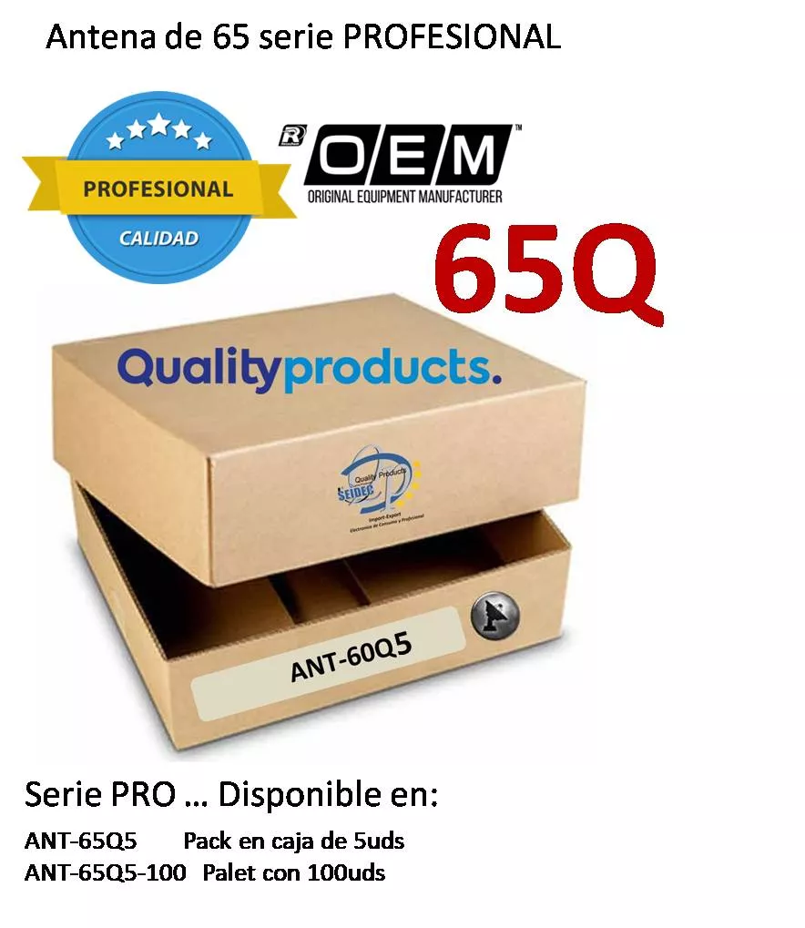Antena Parabolica Offset de 65 Serie PRO PACK-5