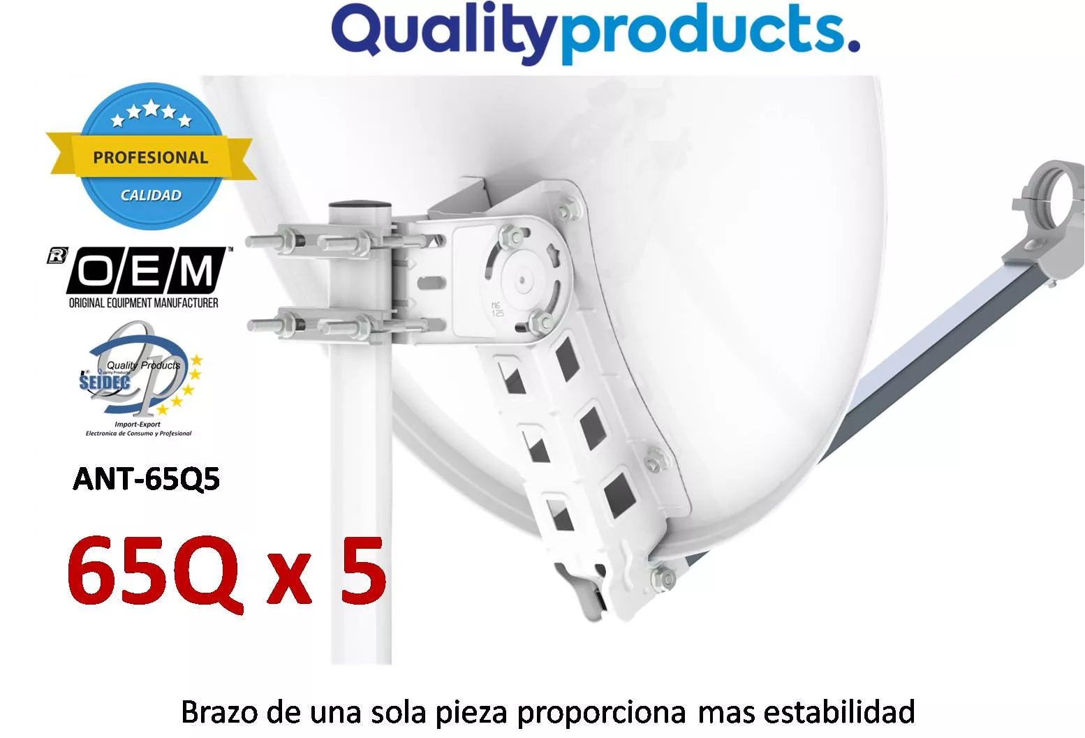 Antena Parabolica Offset de 65 Serie PRO PACK-5