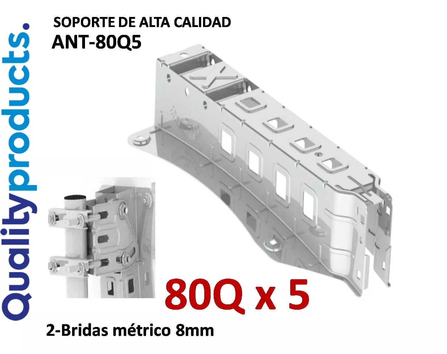 Antena Parabolica Offset de 80 Serie PRO PACK-5