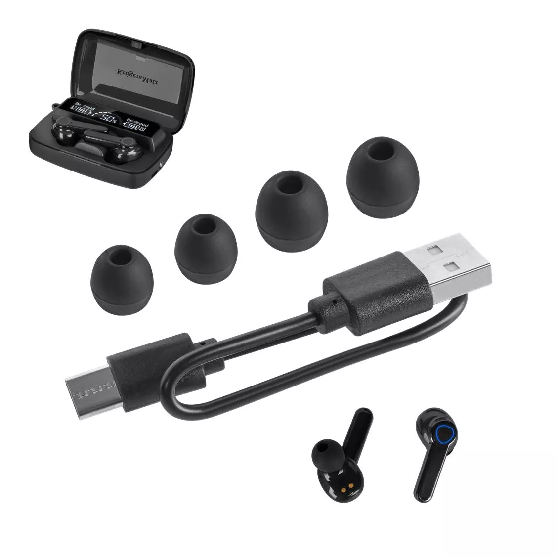 Auriculares Intrauditivos Bluetooth 5.3 PM19