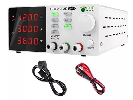 Fuente de alimentacion laboratorio de 0 a 120V 3Amp BST-1203D