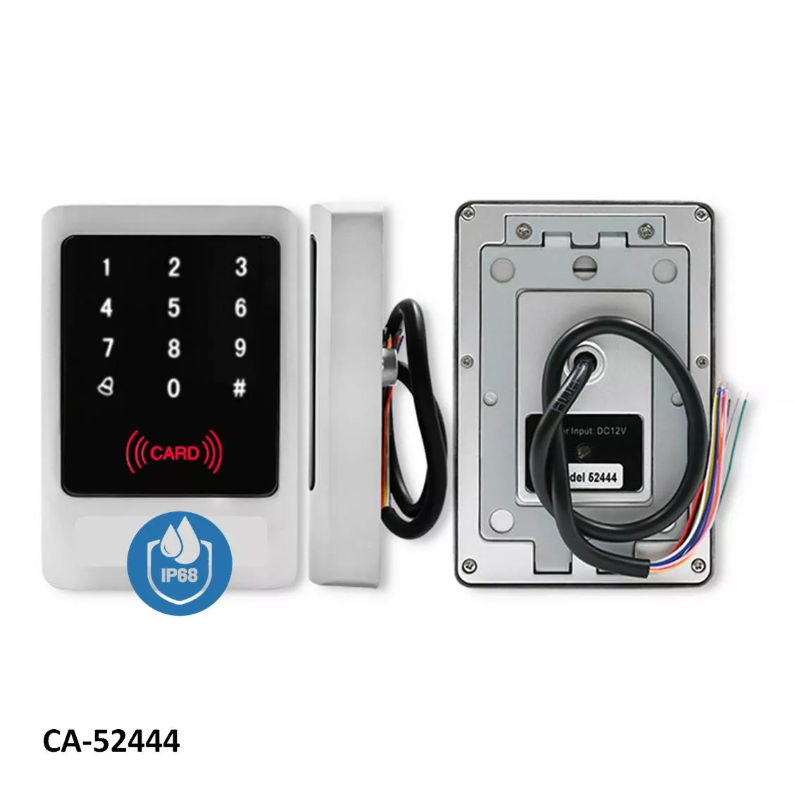 Teclado control de acceo convinado RFID IP68