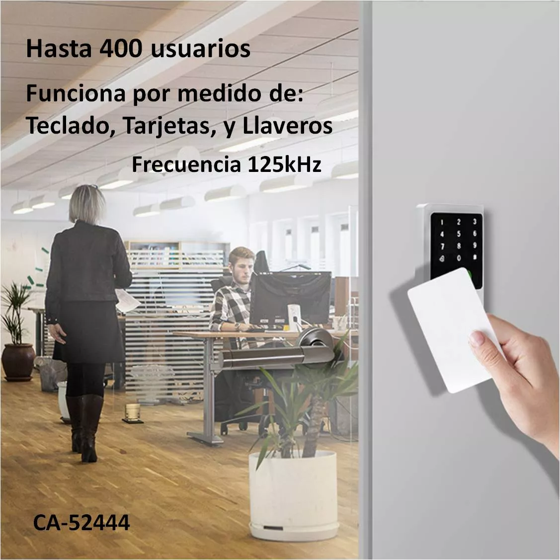 Teclado control de acceo convinado RFID IP68