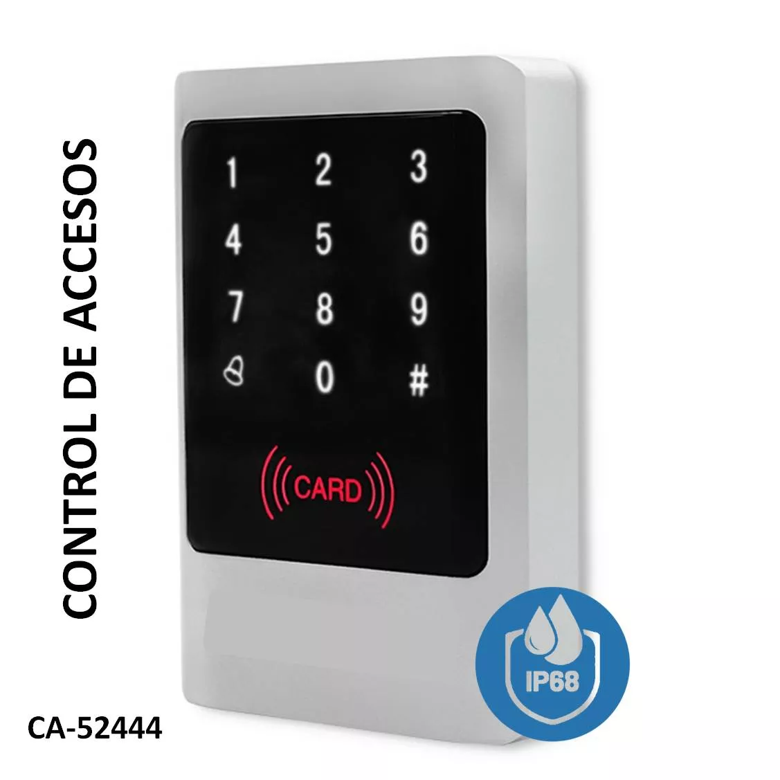 Teclado control de acceo convinado RFID IP68