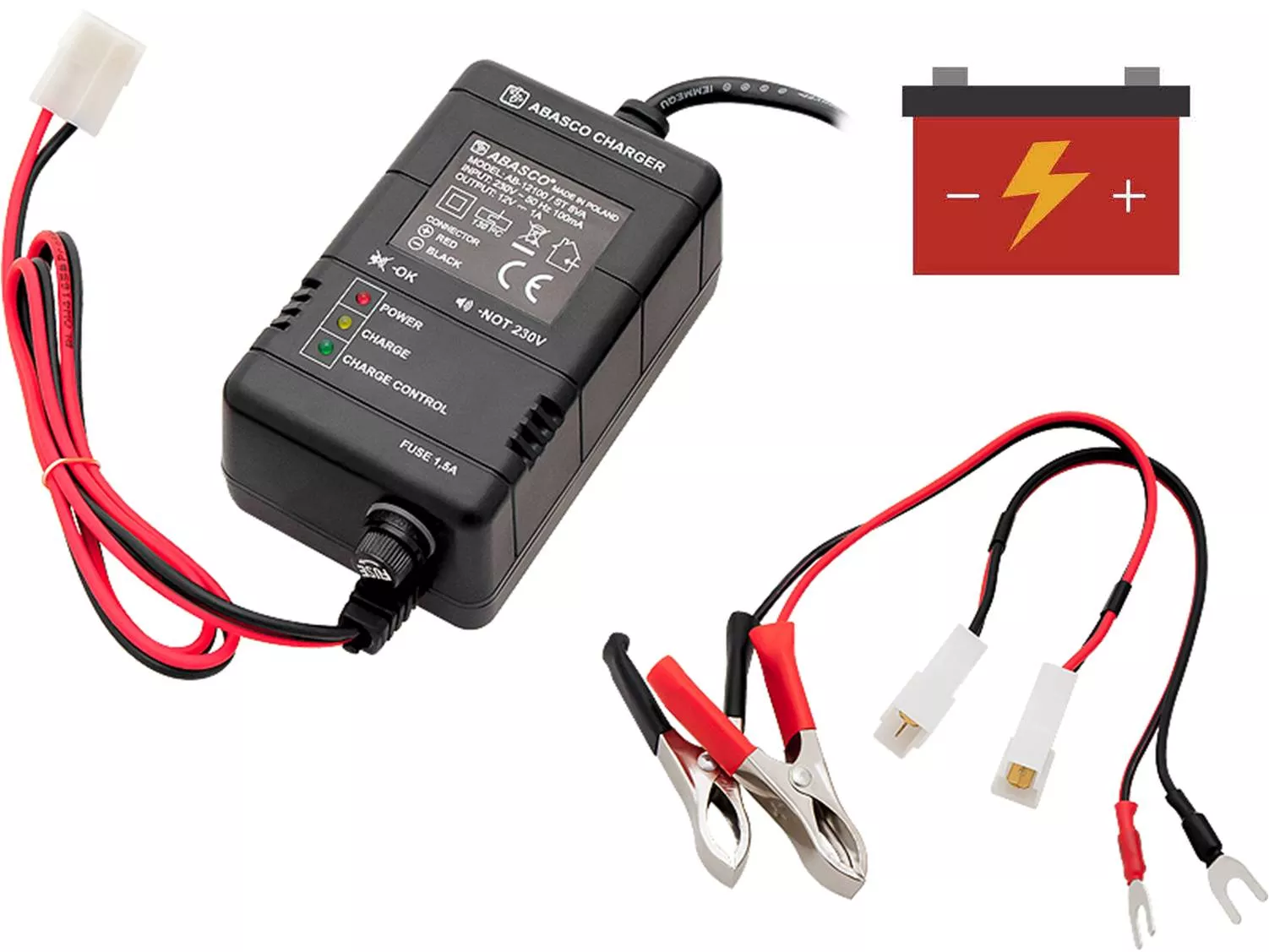 Cargador de Baterias de NIMH/ACIDO 12V 6/20Amp