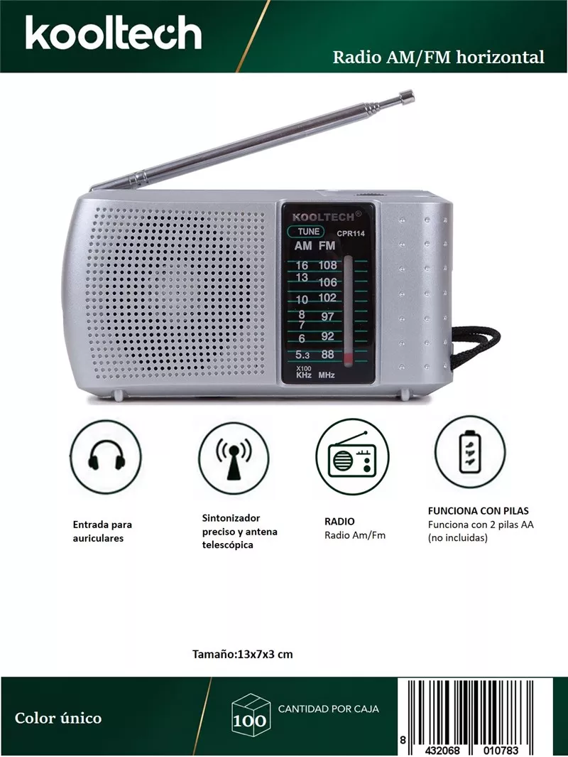 Radio Transistor Kooltech CPR114