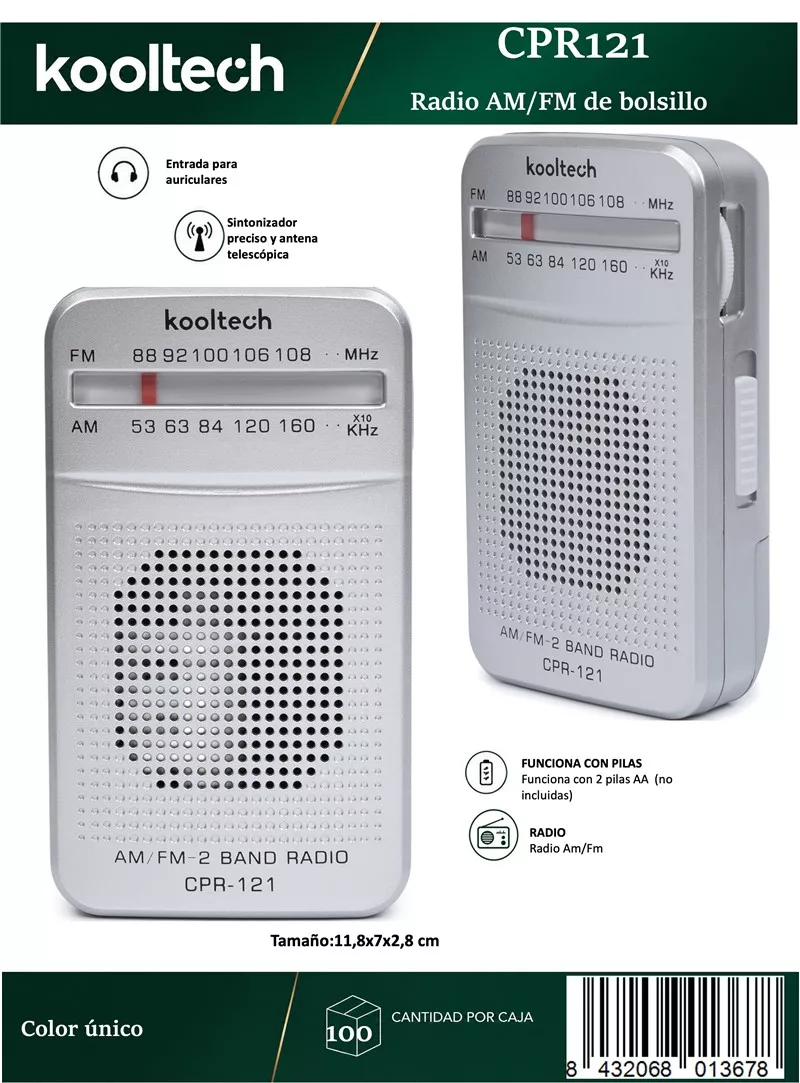 Radio Transistor Kooltech CPR121