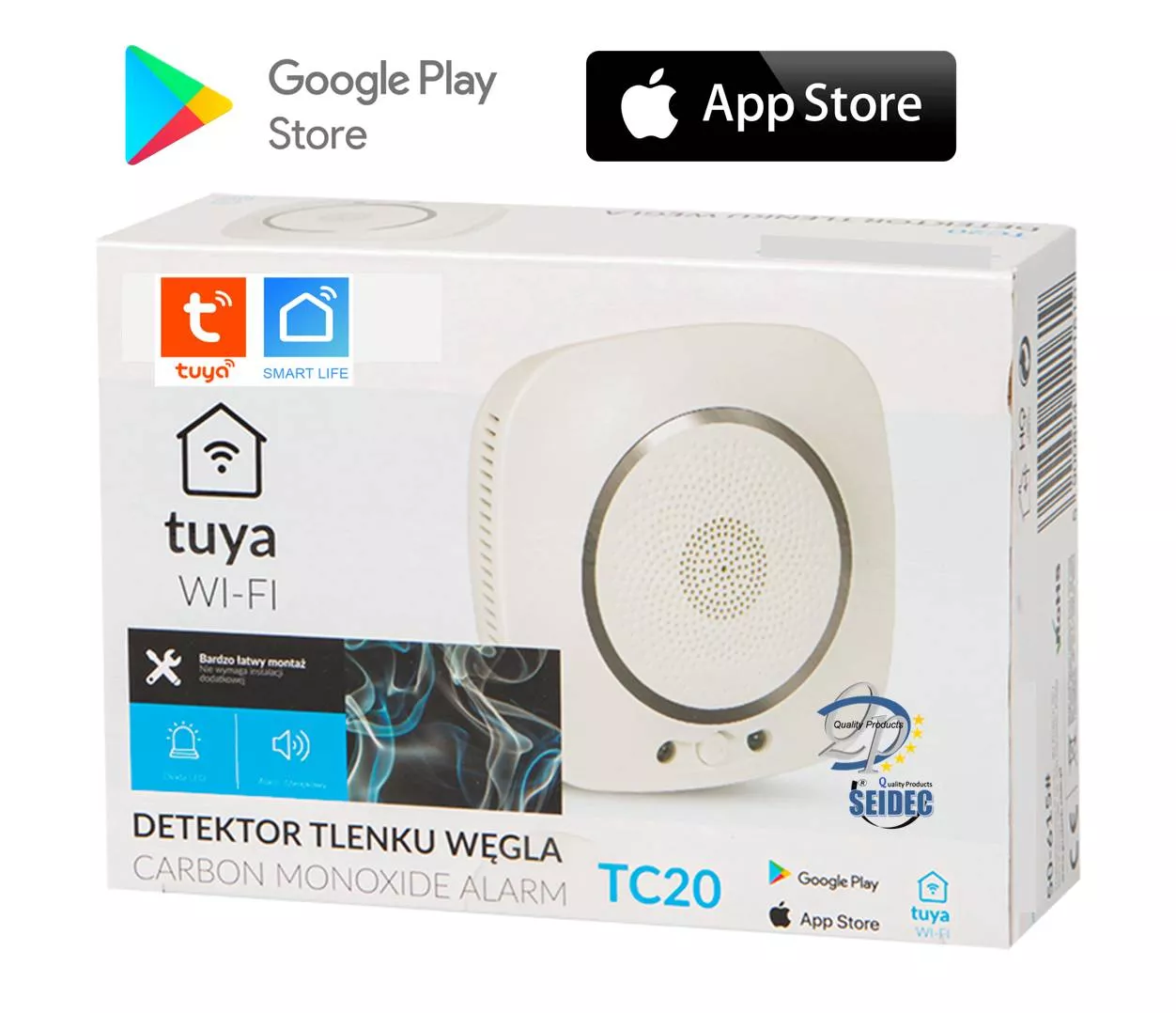 Detector de Monoxido de Carbono TC20 a Red 220V