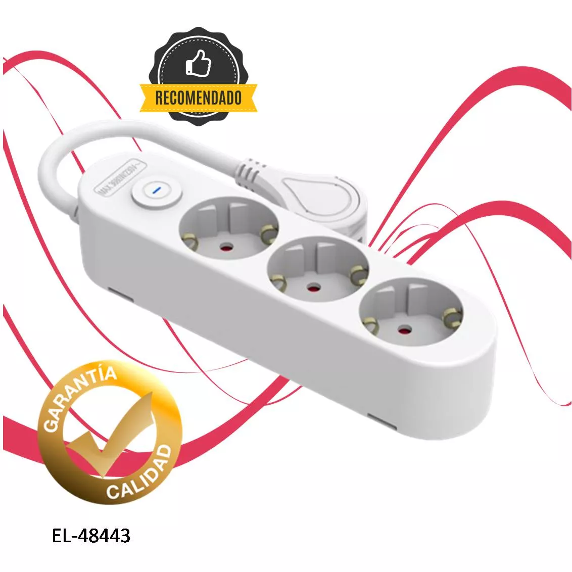 Base Multiple 3 Tomas Con Int 1.5m 3680W