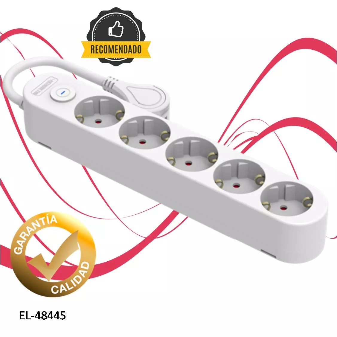 Base Multiple 5 Tomas Con Int 1.5m 3680W