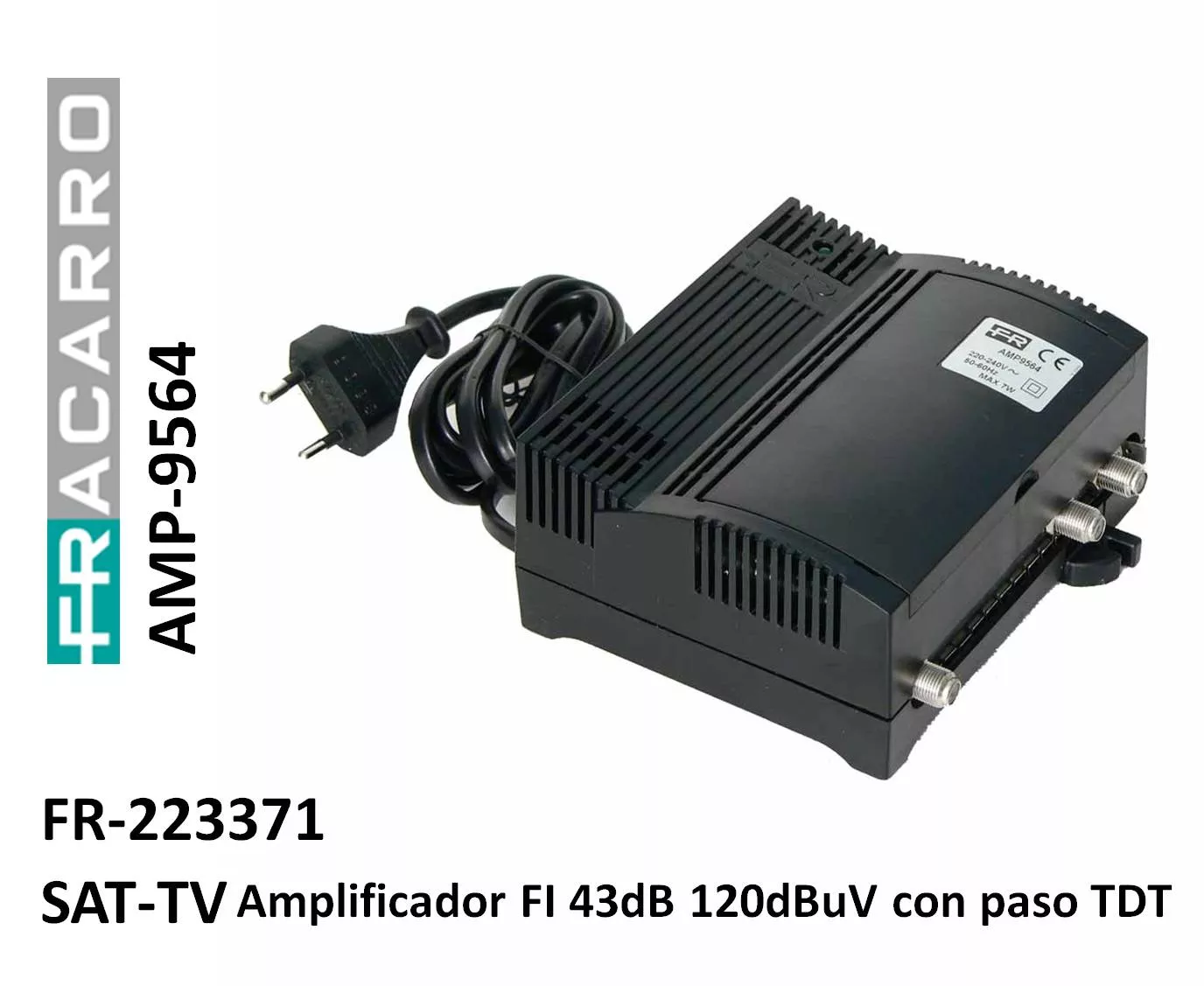 Amplificador de Linea TDT-SAT Fracarro AMP9564 223371
