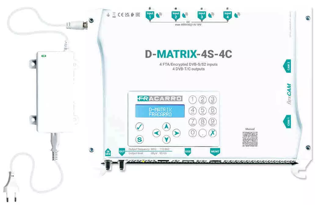Cabecera Compacta Fracarro D-MATRIX-4S-4C 283130