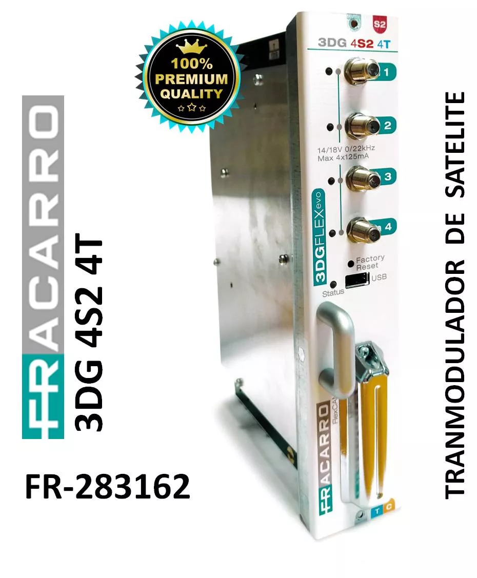 Transmodulador Fracarro 3DG 4S2 4T 283162 2PCMCIA