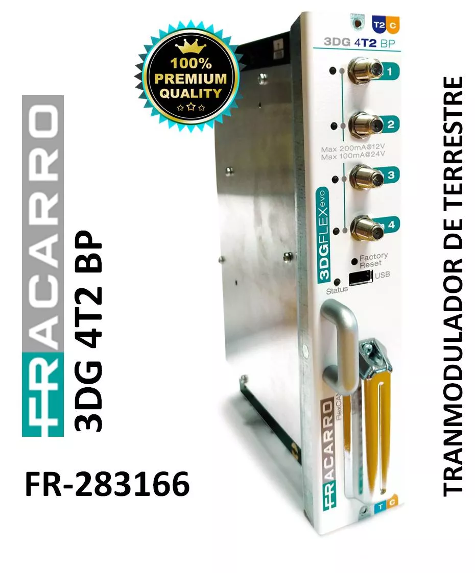 Transmodulador Fracarro 3DG 4T2 BP 283166 2PCMCIA