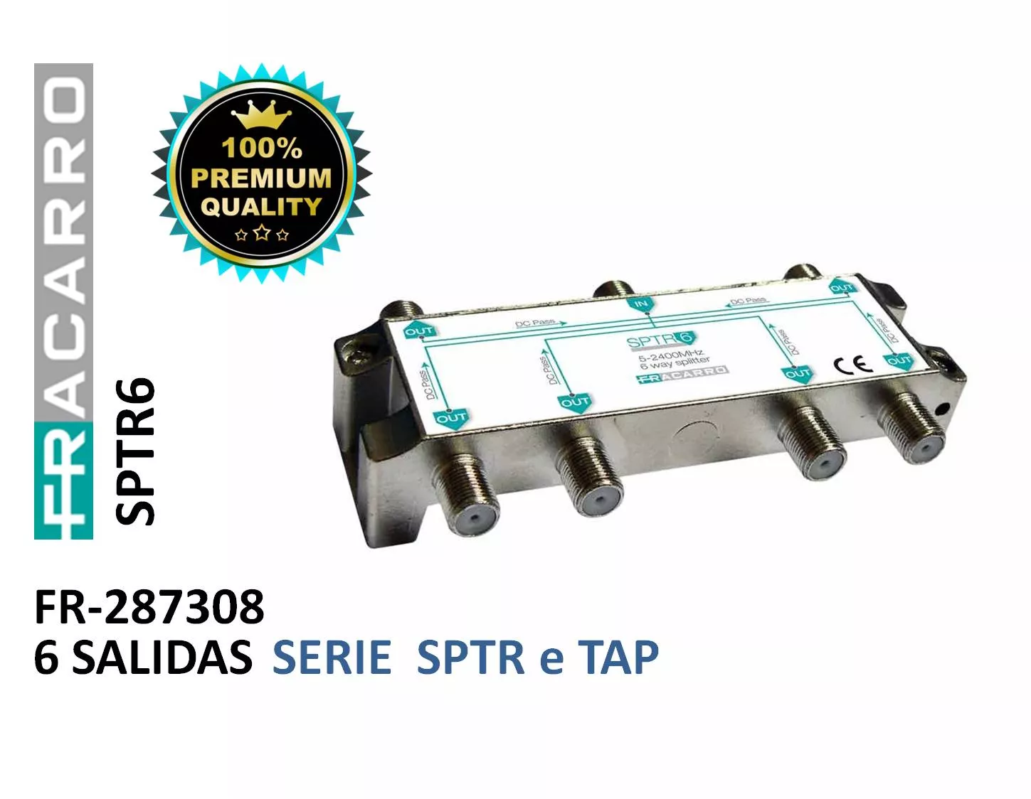Repartidor 1E 6S Fracarro SPTR6 Quality