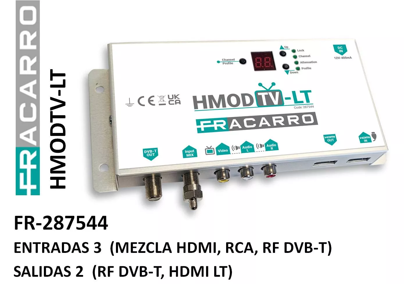 Modulador 3E 2S Fracarro HMODTV LT 287544