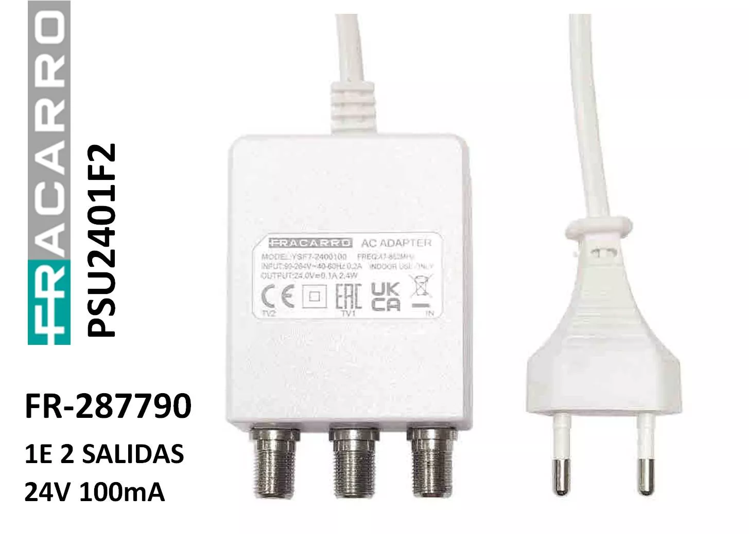 Fuente de Alimentacion Fracarro 24V 2S PSU2401F2 287790
