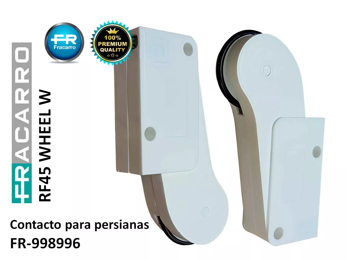 Contactor para persianas Fracarro RF45-WHEEL-W 998996