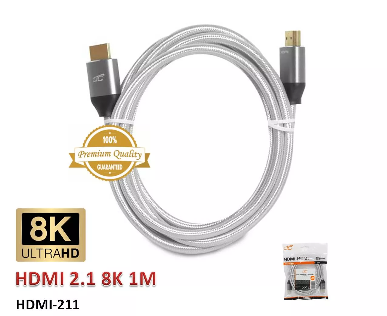 Conexion HDMI 2.1 8K Quality 1M