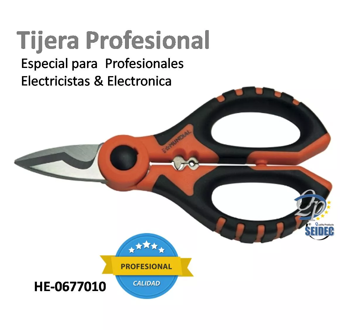 Tijeras Profesionales Mundial 0677