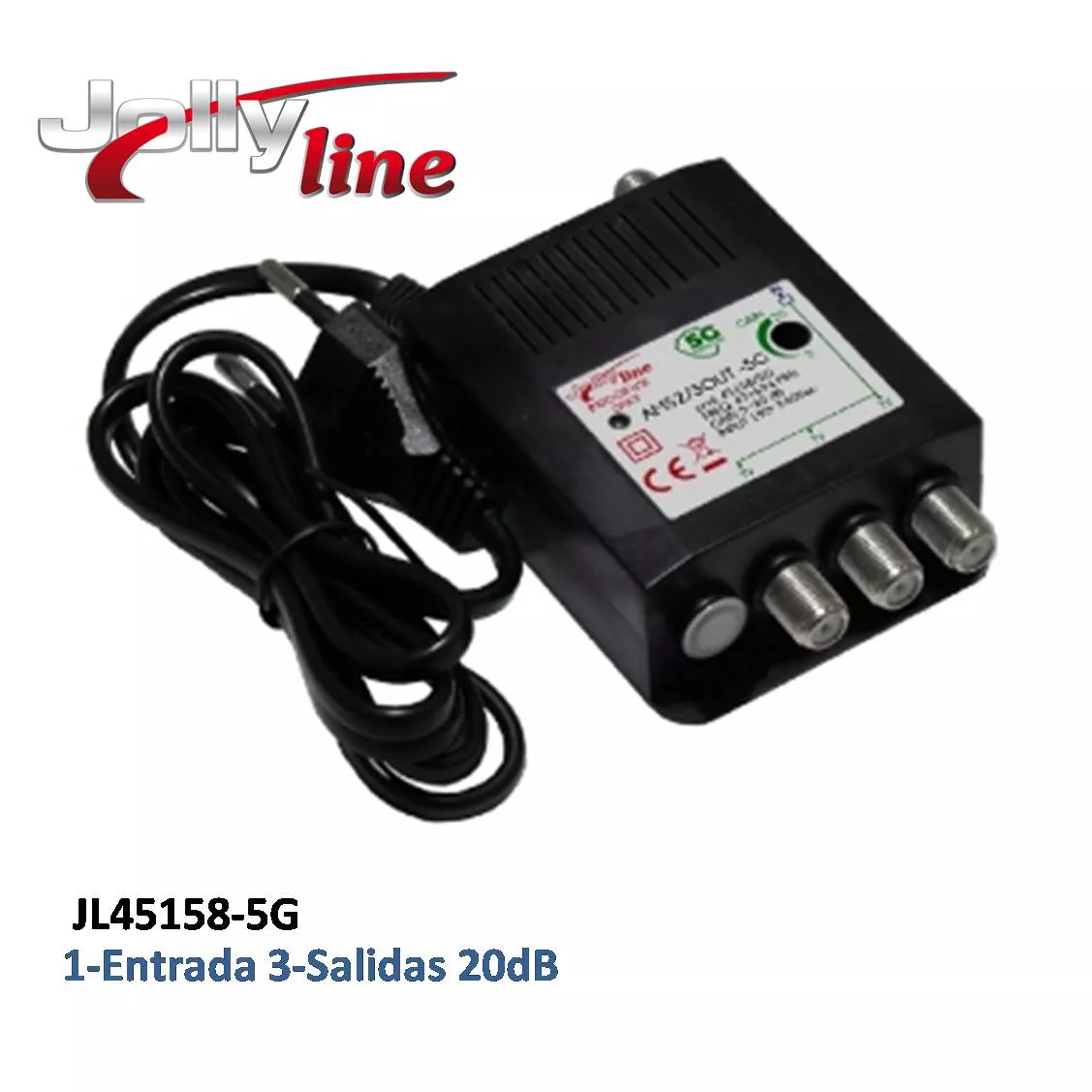Amplificador de Interior Jollyline JL45158-5G 1E 3S