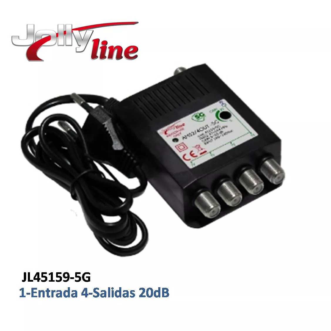 Amplificador de Interior Jollyline JL45159-5G 1E 4S