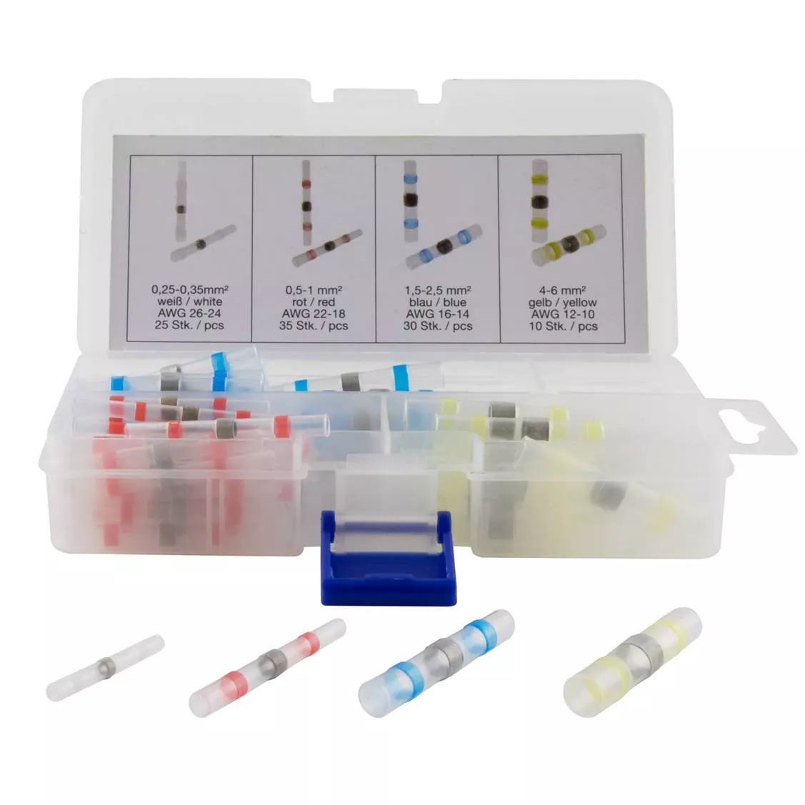 KIT 100 Conectores para soldar interno