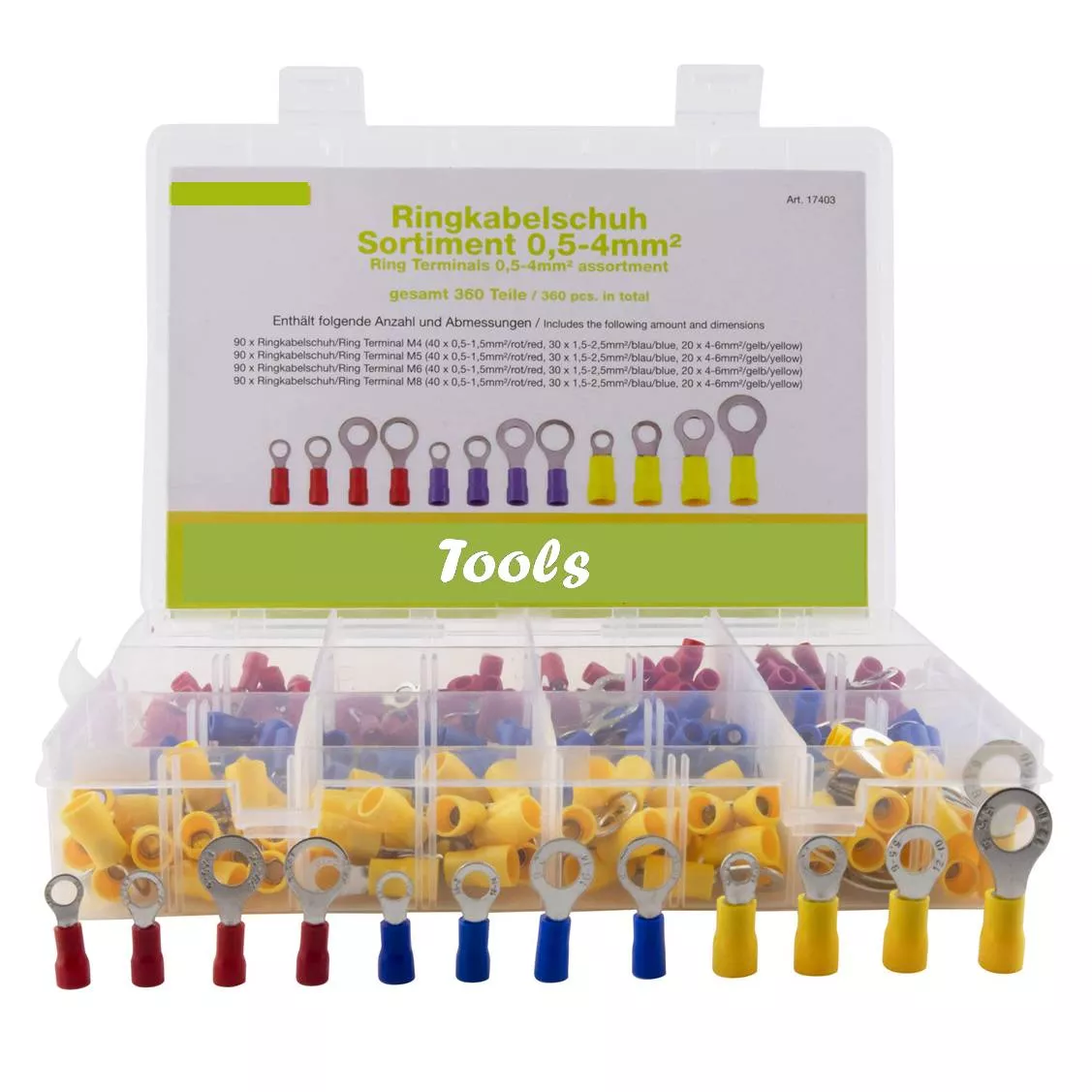 KIT 360 Conectores Surtidos para cable Anular