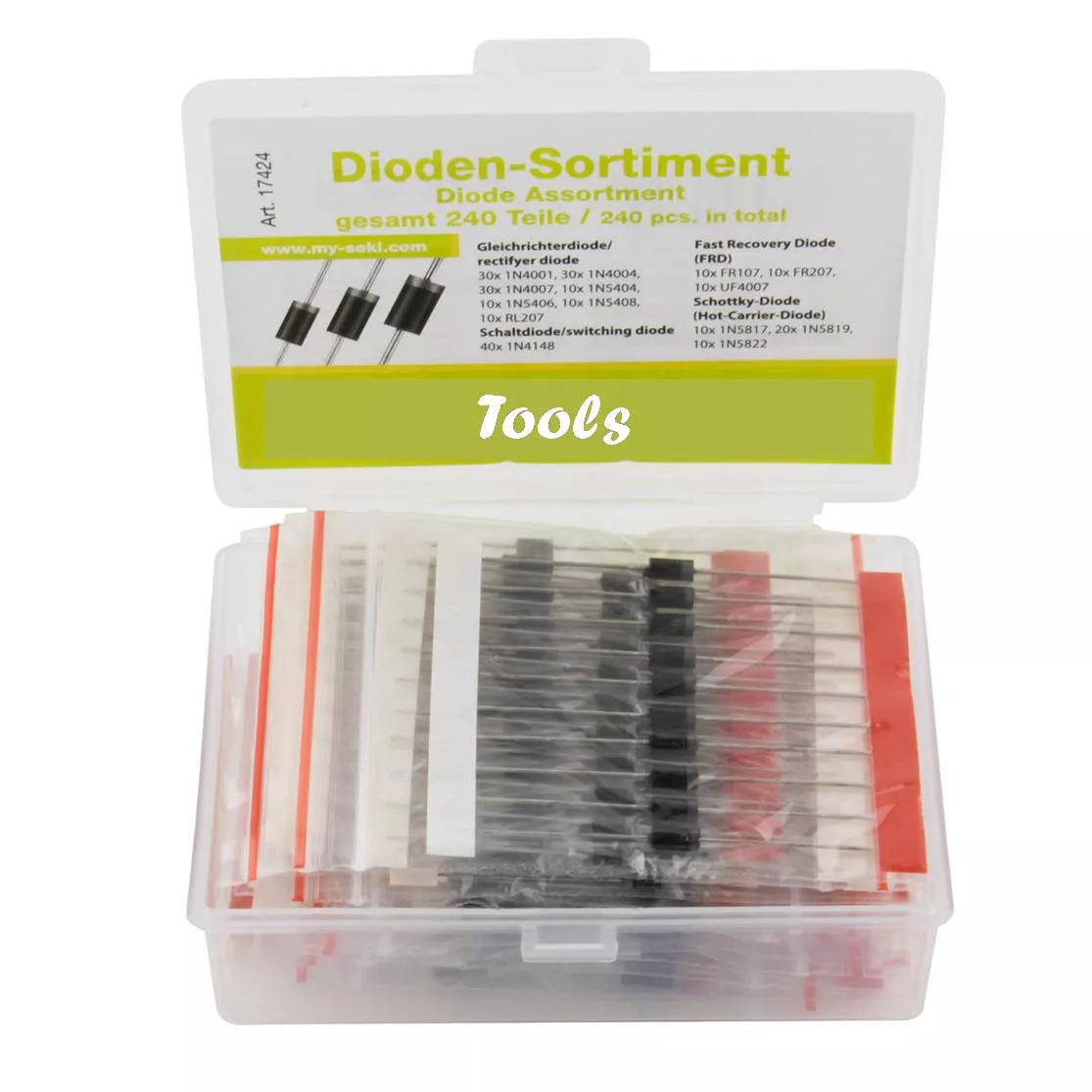 KIT 240 Diodos surtidos