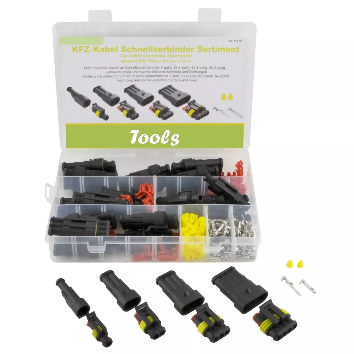KIT 300 Conectores rapidos para coche