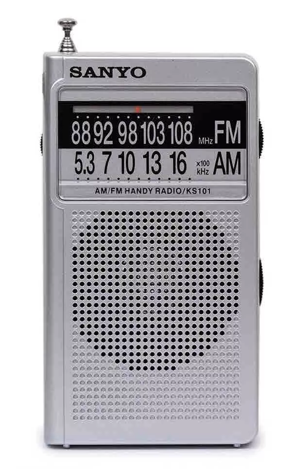 Radio Transistor AM/FM Sanyo KS101 (Pilas)