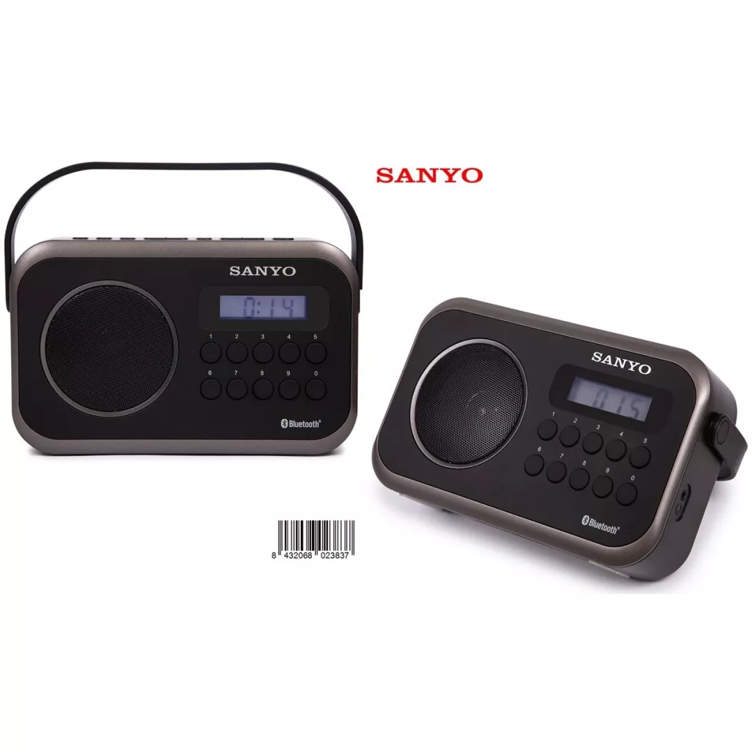 Radio Digital Sanyo KS128 Bluetooth USB y TF