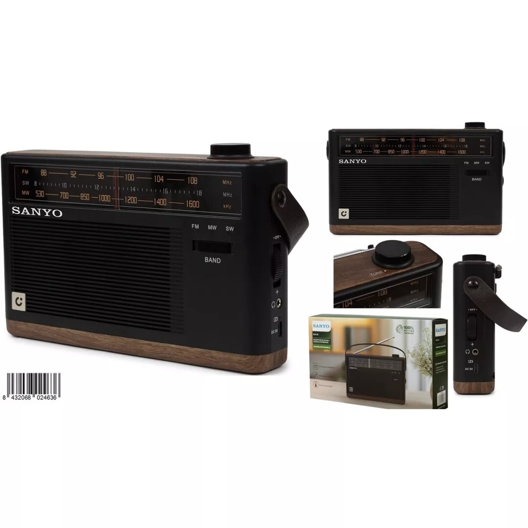 Radio Sanyo KS138 Bluetooth Recargable