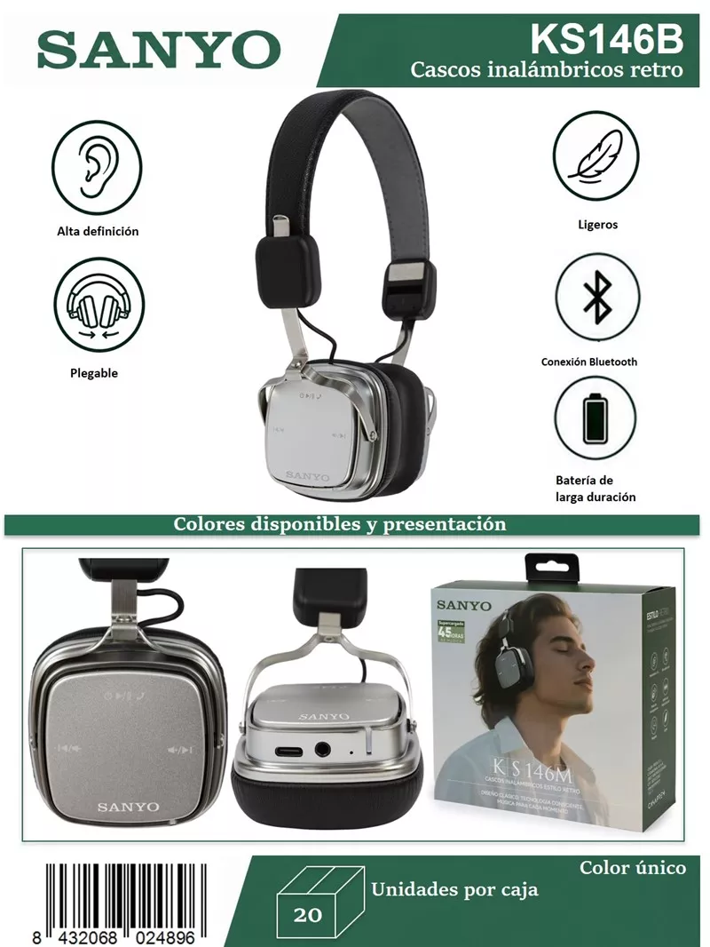 Auricular Sanyo KS146 Bluetooth Vintage
