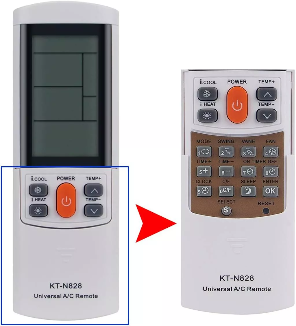 Mando Universal Aire KT-N828 2000 en 1
