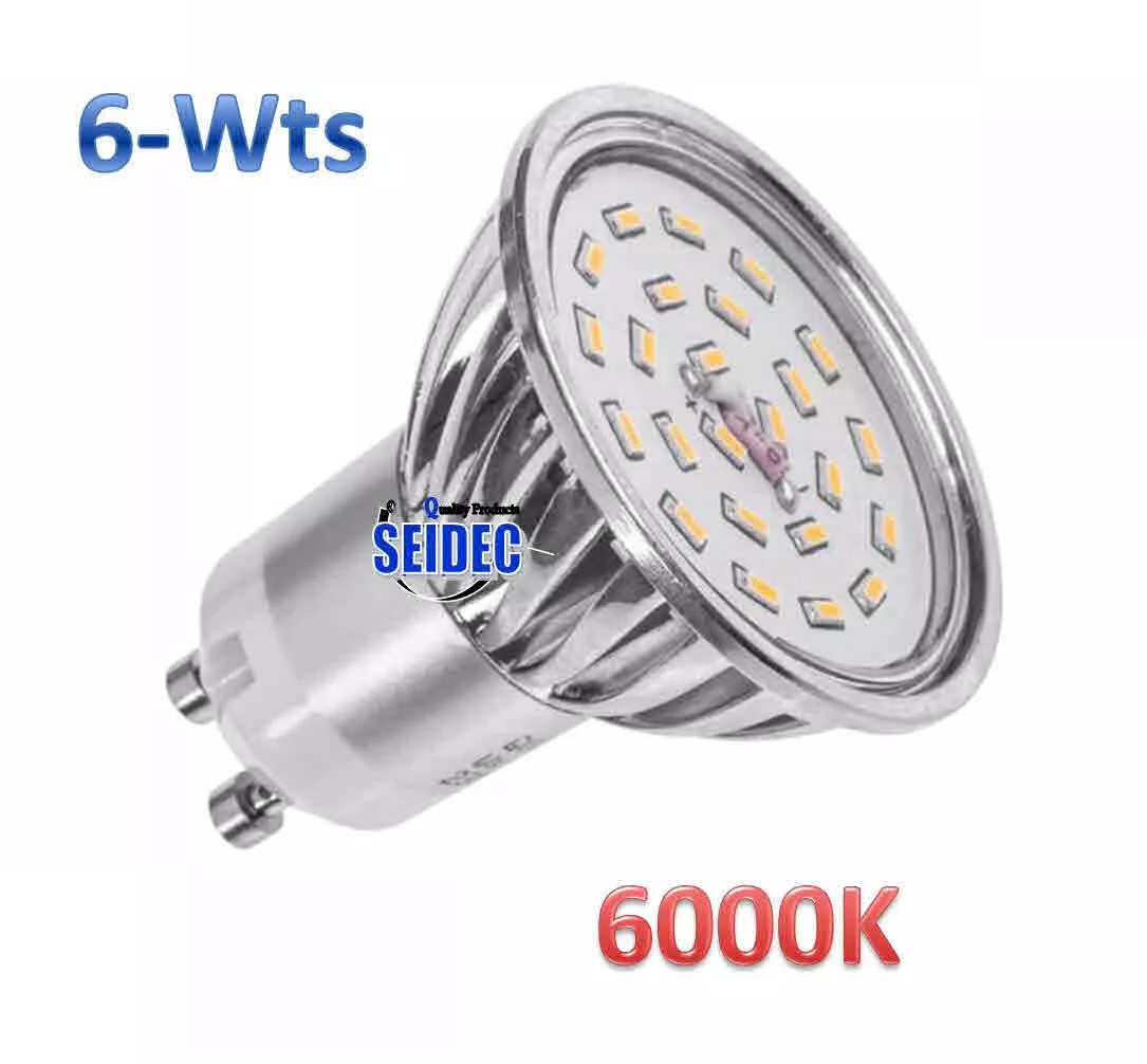 Bombilla LED GU10 6Wts 6000K