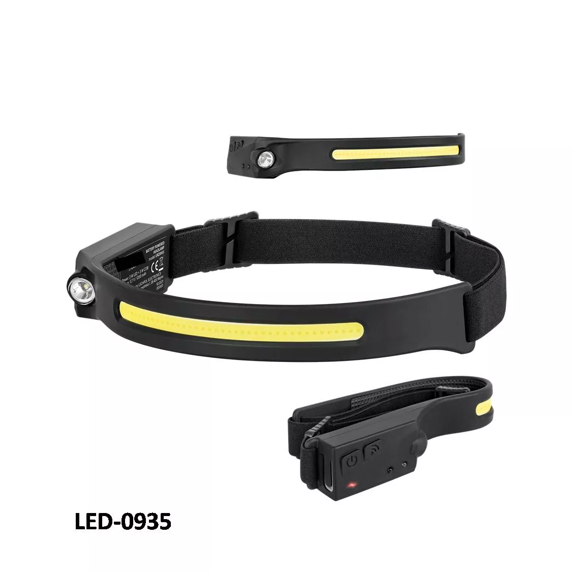 Linterna led frontal 350lm manos libres