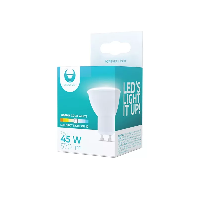 Bombilla Led GU10 7W 6000K 570L