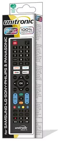 Mando Universal Unitronic para TV 5-MARCAS JL1713UNI