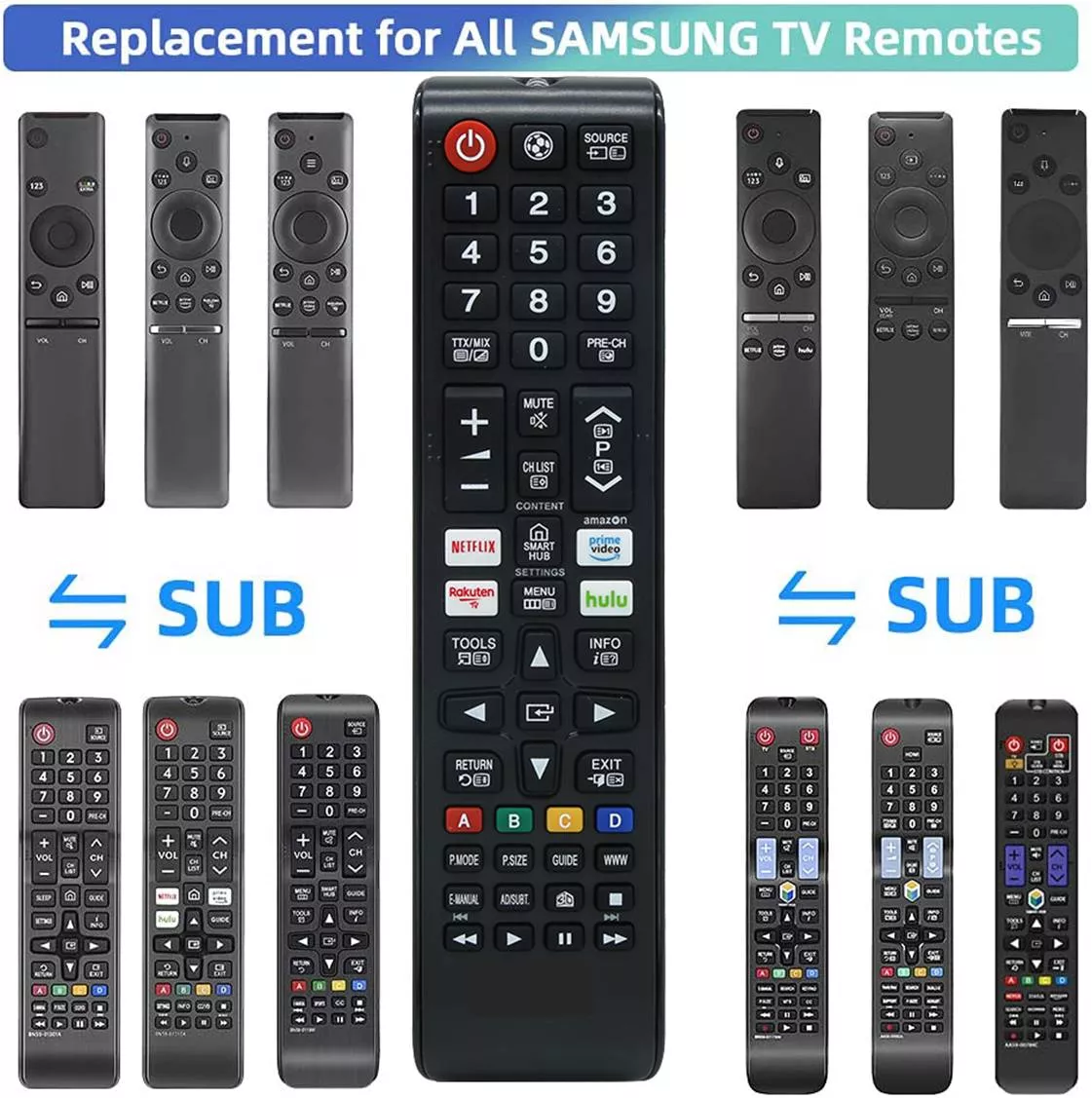 Mando Universal Jollyline Smart TV Samsung JL1716