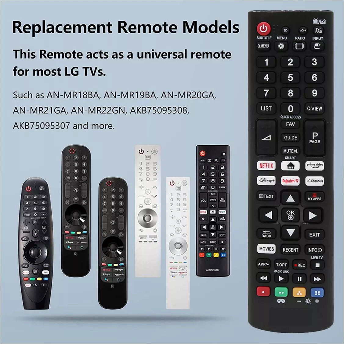 Mando Universal Jollyline Smart TV LG JL1718-2